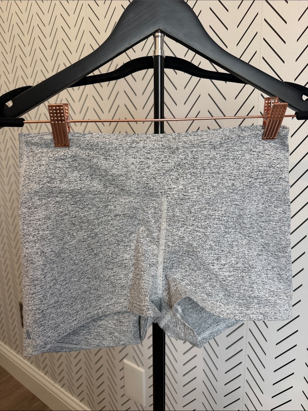 NOBULL Heather Gray Bike Shorts